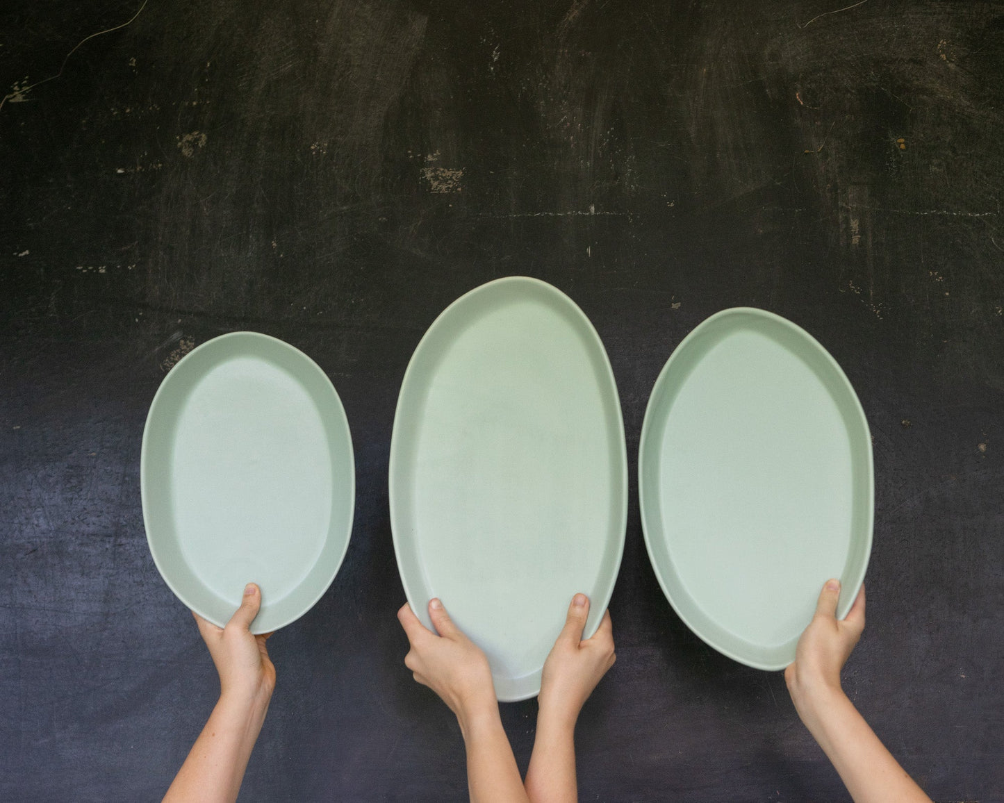 3 Piece Serving Platter Set